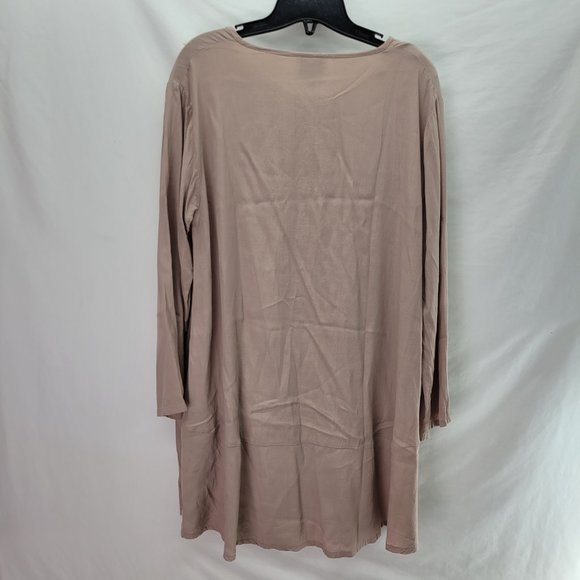 Vintage Masai Women's Long Sleeve Top Beige - Size Medium - Picture 2 of 5